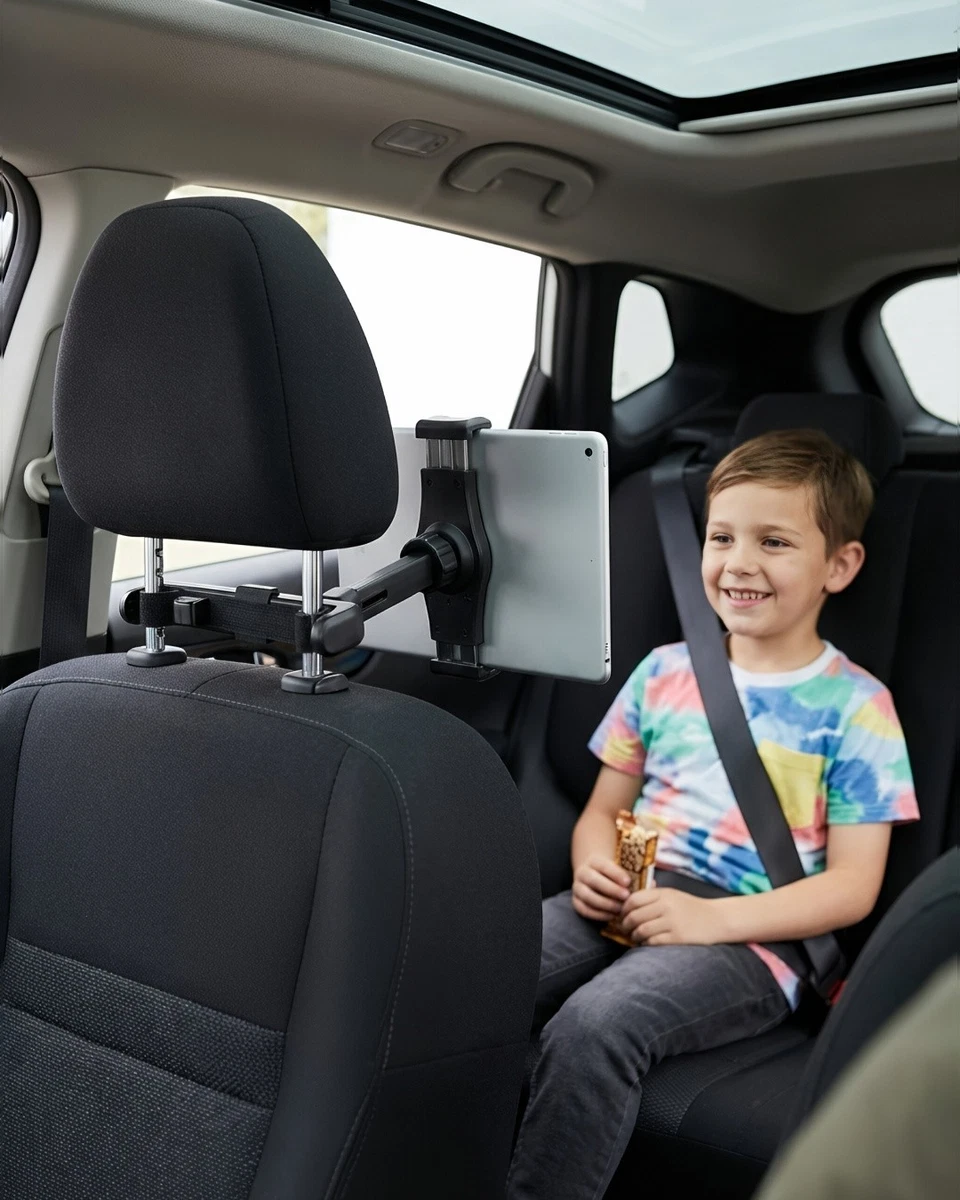 AA Universal Car Headrest Tablet Holder Mount Adjustable Cradle