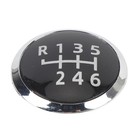 <!--F#f_0--> 6 Speed Gear Shift Knob Badge Emblem Cap Gear Stick Knob Badge Trim Cap For T6<!--F/-->