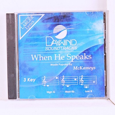 VARIOUS - MCKAMEYS - When He Speaks [accompaniment(CD)