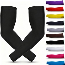 Cooling Arm Sleeves UV Sun Protection Compression Sleeves Youth Tattoo Cover Up