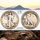 1934 Walking Liberty Silver Half Dollar 50c CAC G6 CAC Grading + Image Secure