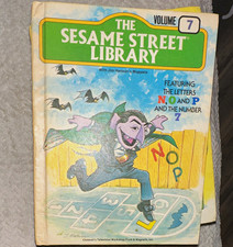 The Sesame Street Library Hardcover Illustrated ABCs/Numbers Ages 4-8 English
