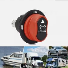 Battery Isolator Switch 100A Disconnect Power Cut Off Kill for Car Boat RV-Truck