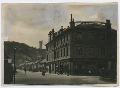 Hill Street Dingwall Highland 1922 Vintage Publishers Proof Photograph C3