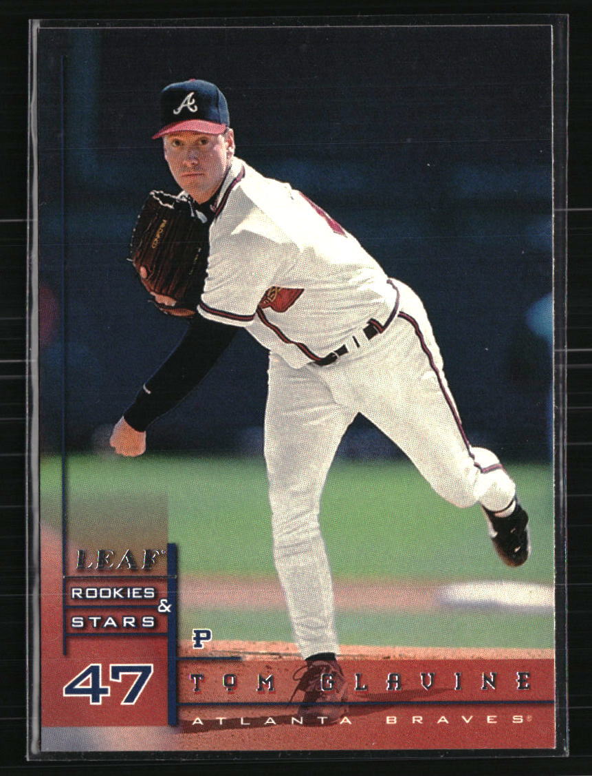 Tom Glavine 1998 Leaf Rookies & Stars #75 Baseball Card
