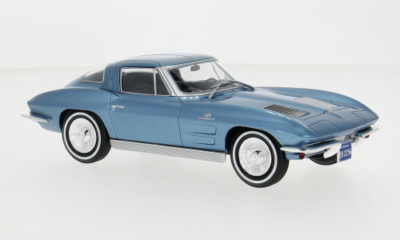Chevrolet Corvette (C2) Stingray blau von 1963 bis 1/24 von IXO WhiteBox WB12...