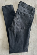 FRAME Denim Le Skinny de Jeanne Womens size 26 black Skinny Stretch Made in USA