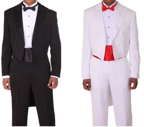 Men's Formal Long Tail Tuxedo Suit comes with pants - Image 3 of 4