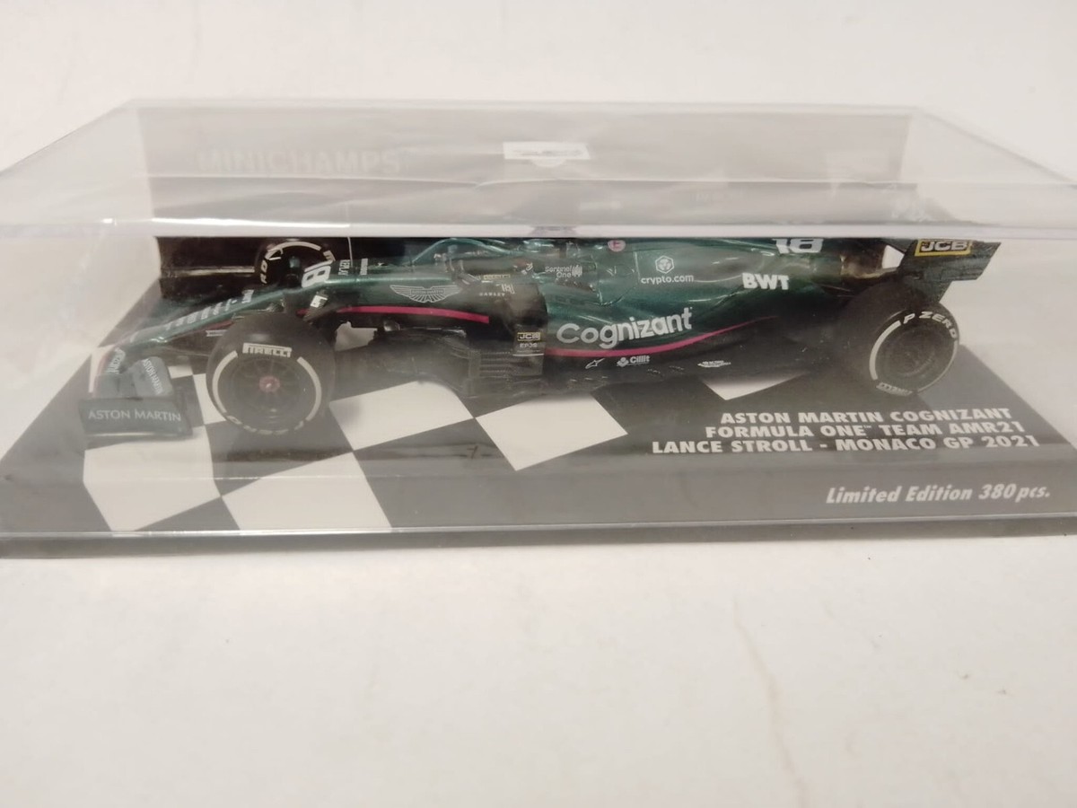 Minichamps Aston Martin AMR21 #18 Lance Stroll Monaco GP
