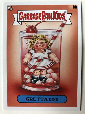 Garbage Pail Kids 2021 Topps Sticker Food Fight Gretta Dine 8b