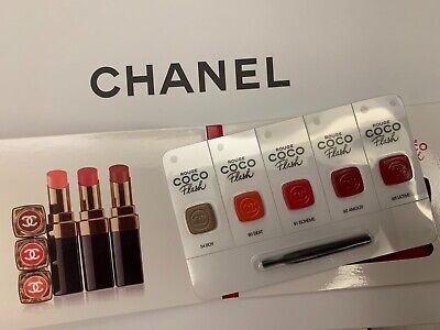 CHANEL Rouge Coco Flash Hydrating Vibrant Shine Lip Colour Card 