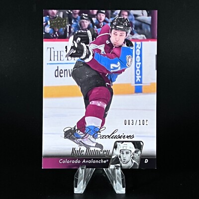 Kyle Quincey 2010-11 Upper Deck UD Exclusives /100 #298 Avalanche NICE LOOK!!