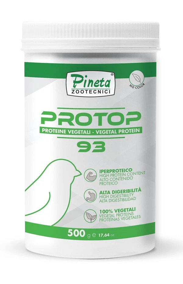 Vogelfutter Pineta Protop 93% Protein Pulver 500g