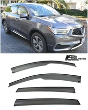 For 14-Up Acura MDX JDM MUGEN Style Side Window Visors Rain Guard Deflectors EOS
