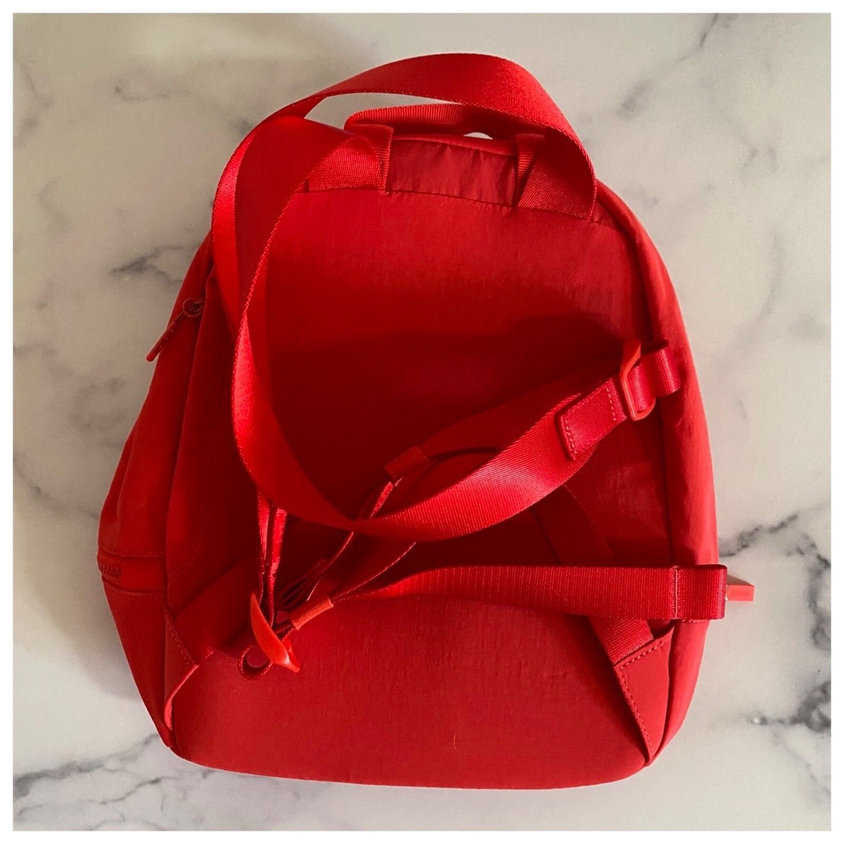 Lululemon City Adventurer Backpack Mini *Read* Lululemon City Adventurer Red Backpack Micro | Mercari main image 3