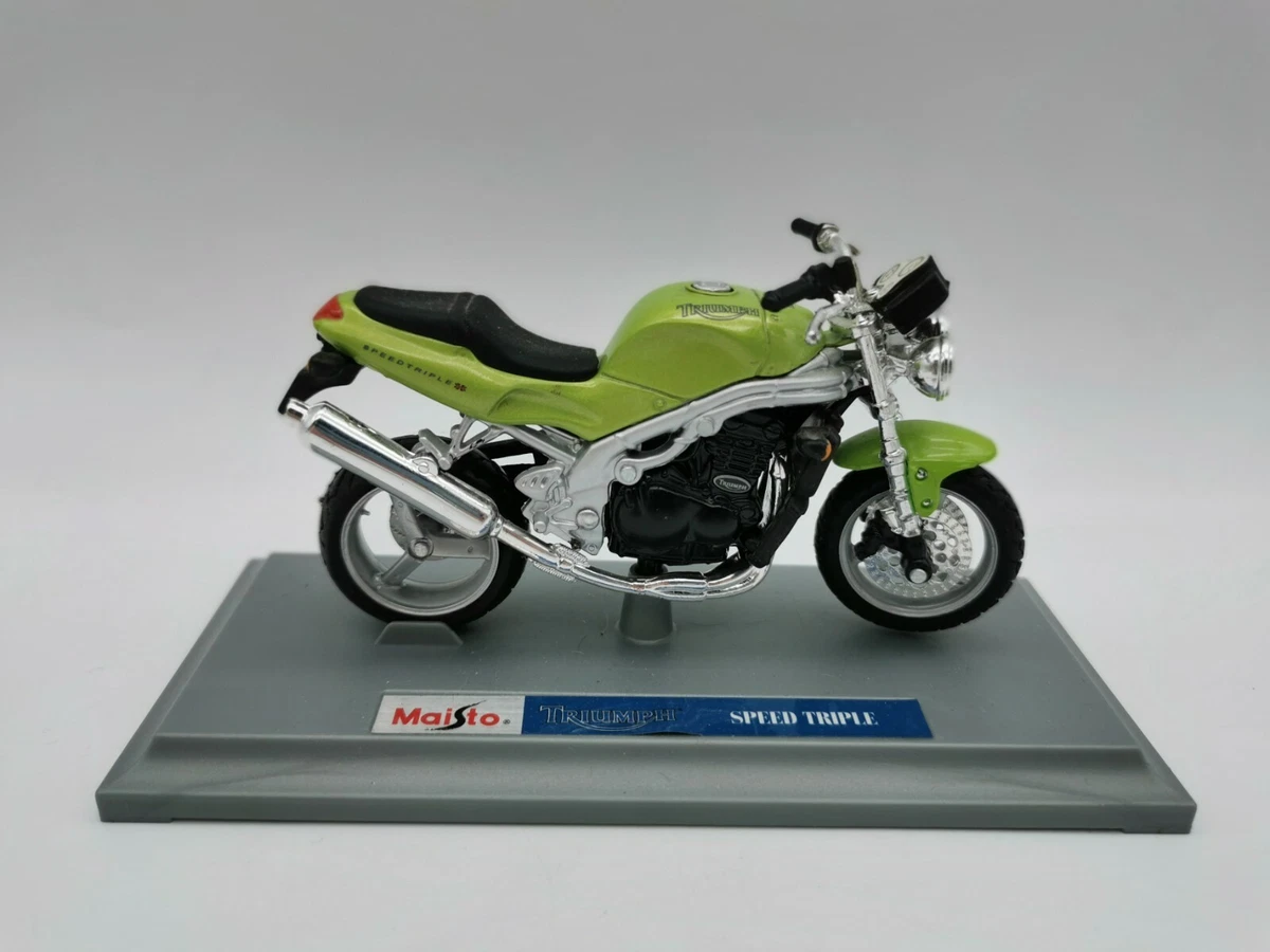 Modèle réduit : Moto Triumph Speed Triple : Echelle 1/18