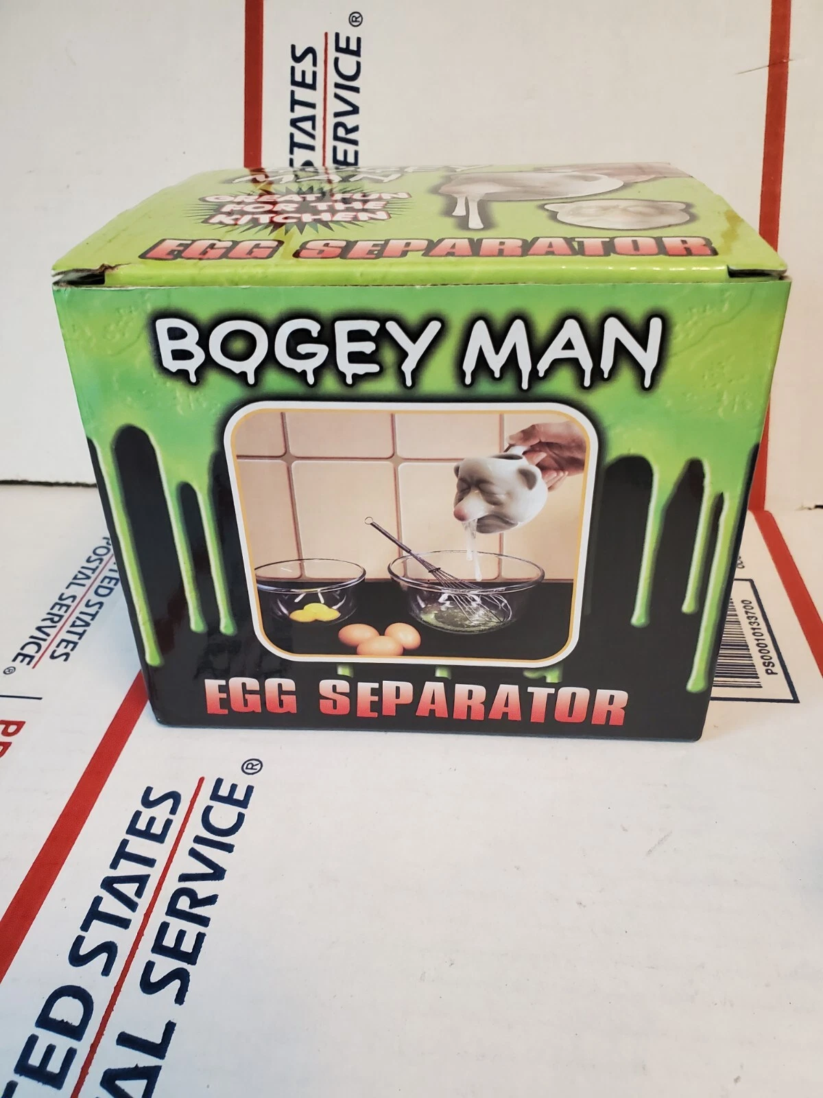 Bogey man Egg Separator cup mug kitchen decor utensil tool gross NIB booger
Opens in a new window or