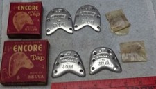  Vintage - USA - SELVA Encore - HEEL and TOE TAPS 4 Tap Dancing SHOES - UNUSED