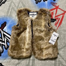 OshKosh B'gosh 18 Months Faux Fur Vest NWT