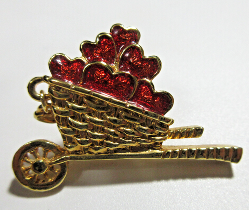 Broche bijou de costume vintage ton or oiseau strass en vol | épingle