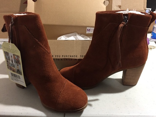 toms lunata suede bootie