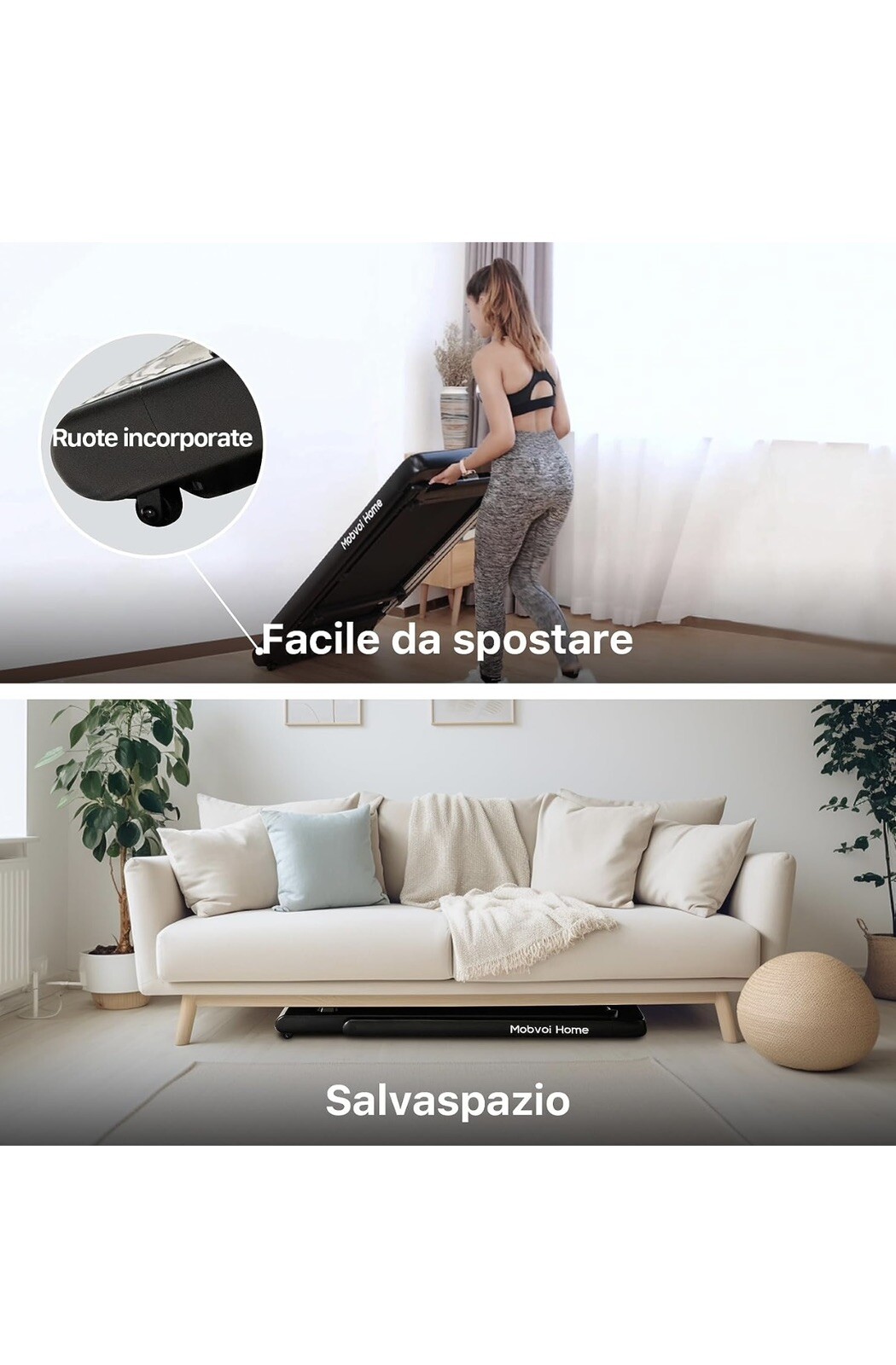 TAPIS ROULANT MOBVOI HOME TREADMILL, PIEGHEVOLE, ALTOPARLANTE foto 5