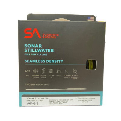 SCIENTIFIC ANGLERS 129442 WF-6S3/F/3 SONAR STILLWATER PARABOLIC FLY LINE