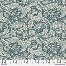 Free Spirit Morris Co Emery Walker's Bachelor's Button Emery Blue Fabric By Yd