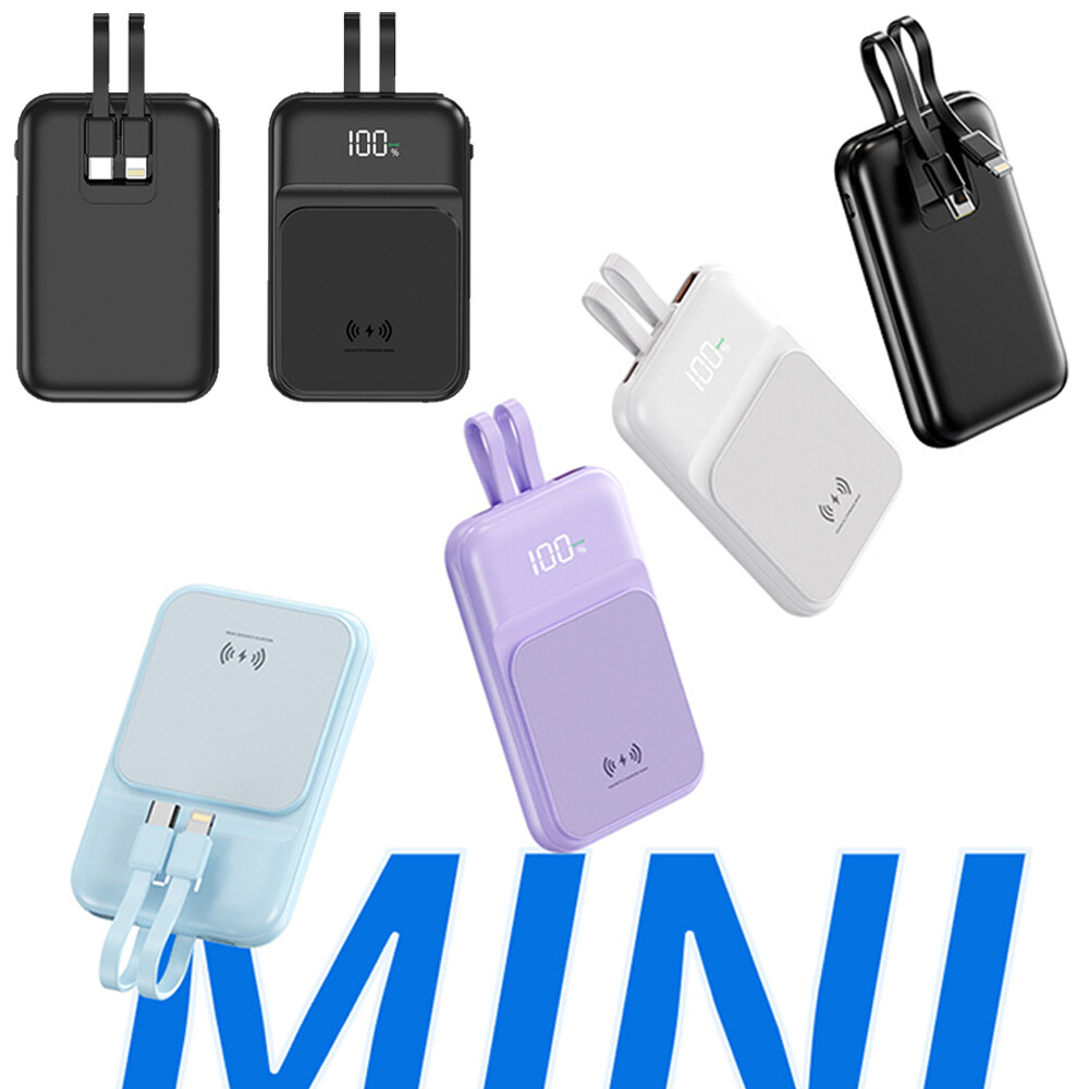 1000000mAh Wireless Magnetic Power Bank Fast Charge w/ USB-C For iPhone 15 14 13