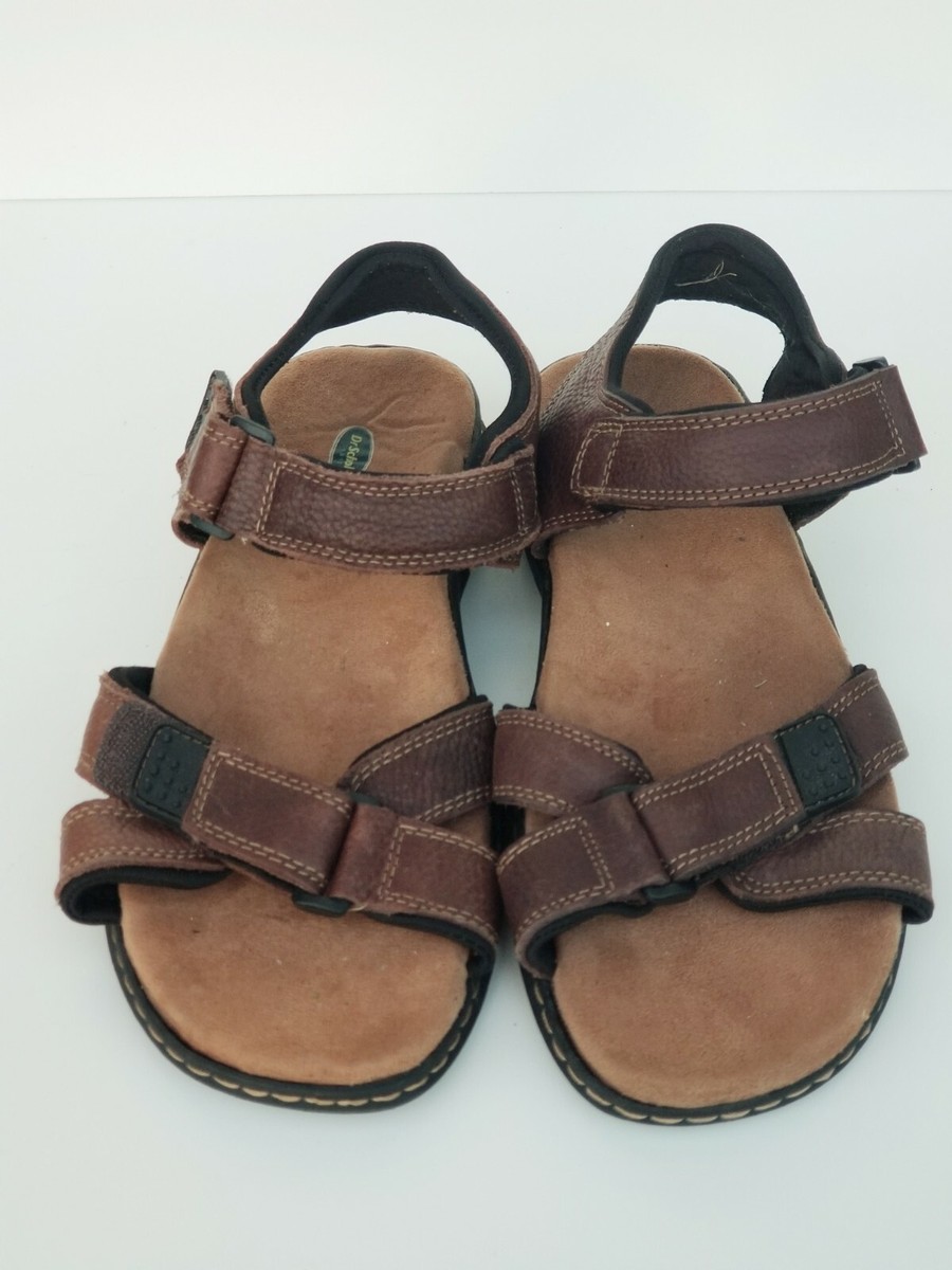Dr Scholls Men’s Zachary Memory Fit Brown Dual-Tone Suede Comfort Sandals size 9 Dr Scholls Men main image 3