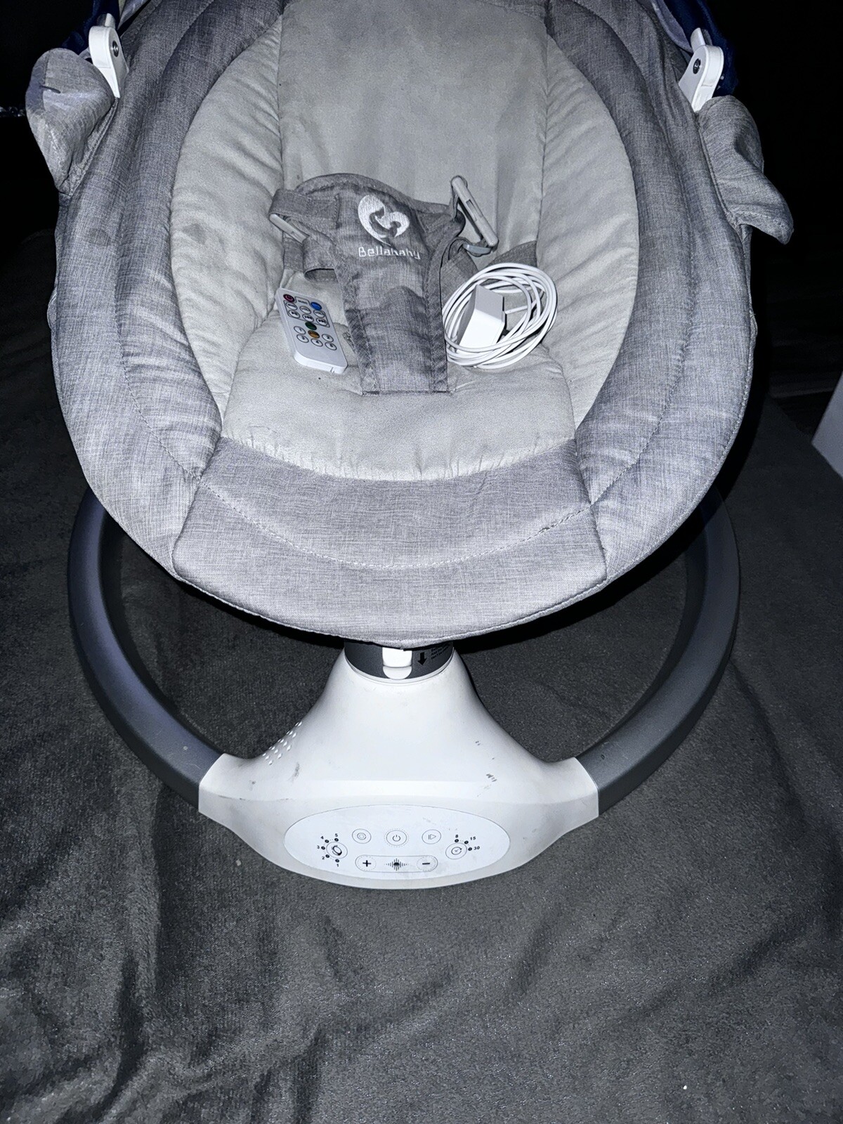 BellaBaby Bluetooth Playing Swing, 10 Lullabies , 5 Speeds, 3 Timer