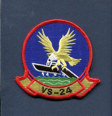 VS-24 SCOUTS US NAVY Grumman S-2 TRACKER Lockheed S-3 VIKING Squadron Patch