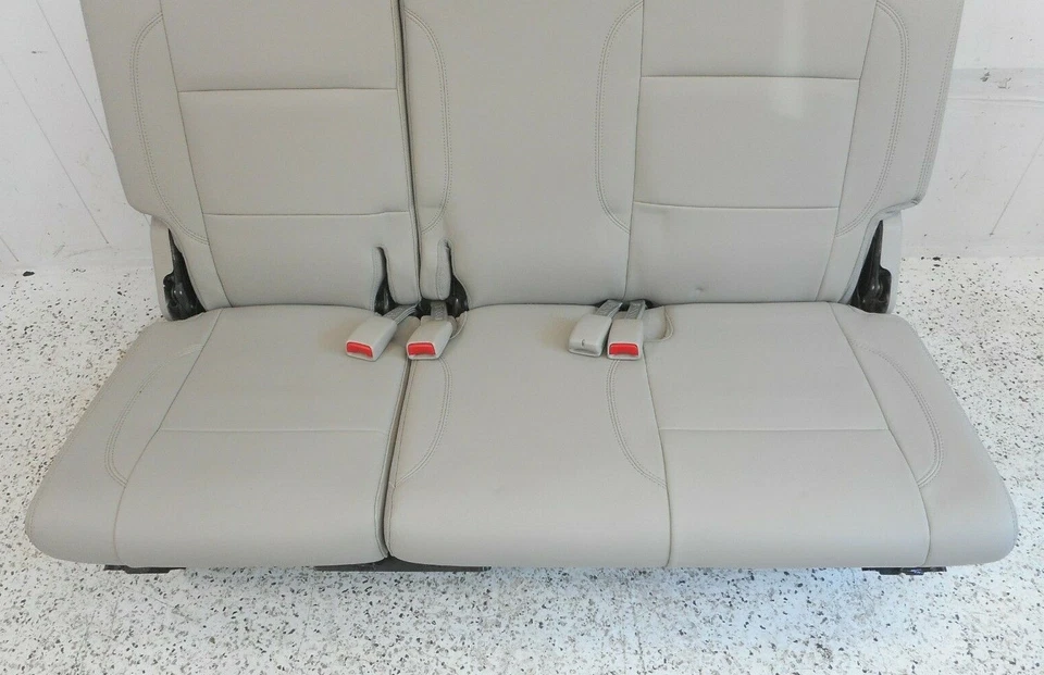 08 Chrysler Aspen Rear 3rd Row Left & Right Upper Back Lower Bottom Seat Set OEM - Image 3 of 4