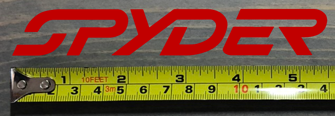 Adesivo Spyder decalcomania sci Salomon 5 5" rosso Rossi Blizzard nero Volkl Liberty