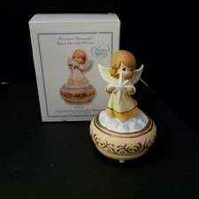 Angel Figure Nativity Star Musical Joy To The World Christmas