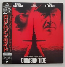 Crimson Tide Japanese Imported Laserdisc w/OBI Denzel Washington Gene Hackman
