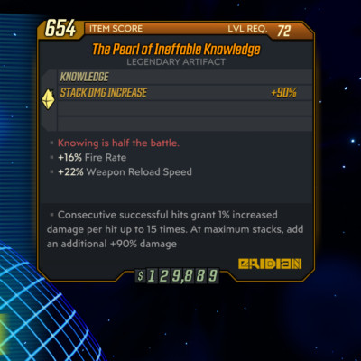 PSN/Xbox/PC Borderlands 3 [LVL 72] The Pearl of Ineffable Knowledge (FR/RLD)