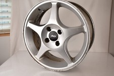 02-04 Oem Ford Focus Svt 17x7 Alloy Wheel Rim W Center Cap Silver Wlight Bend 02-04 Oem Ford Focus Svt 17x7 Alloy Wheel Rim W Center Cap Silver Wlight Bend