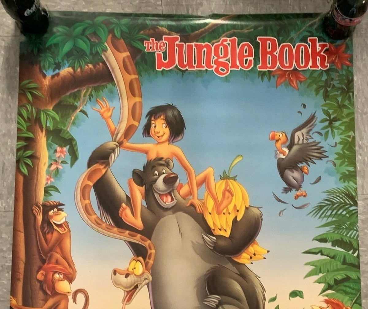 VINTAGE DISNEY *THE JUNGLE BOOK* 23x35