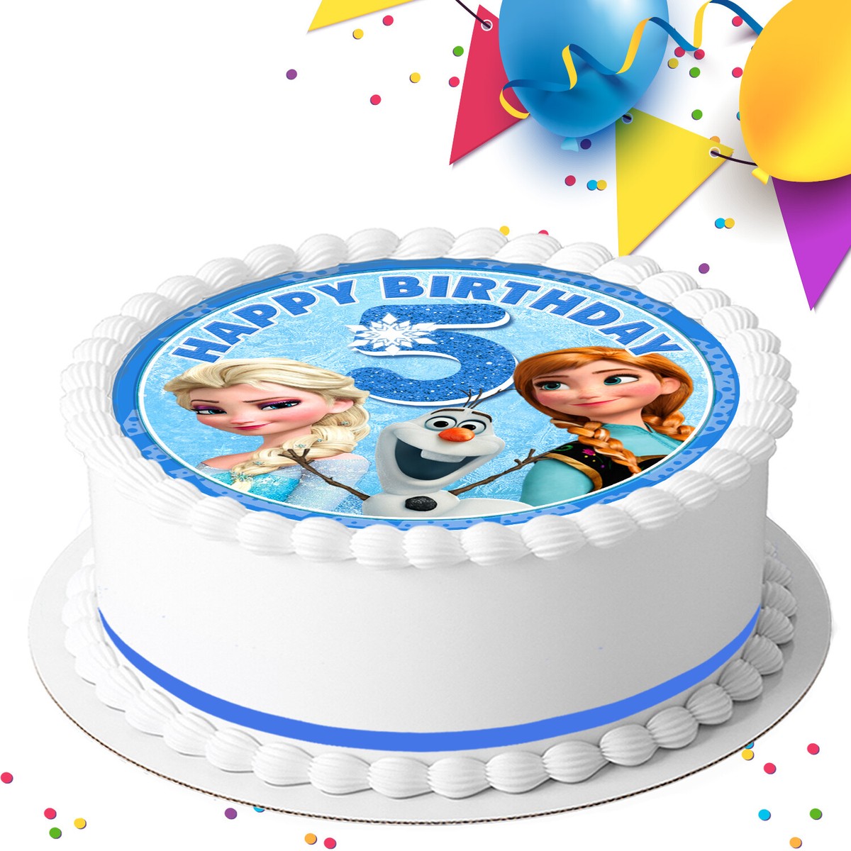 Elsa Cake Topper Frozen Elsa Anna Birthday Cake Edible Image Topper, By — free download