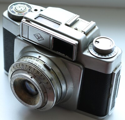 Vintage Agfa Silette SL Camera with Color Solinar 1:2.8/50 Lens