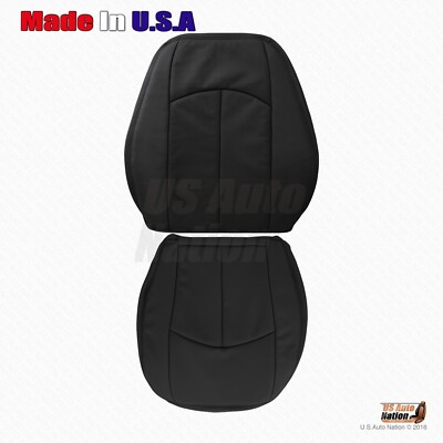 2006 2007 2008 2009 Mercedes Benz E350 Passenger Bottom & Top Leather Cover Blk