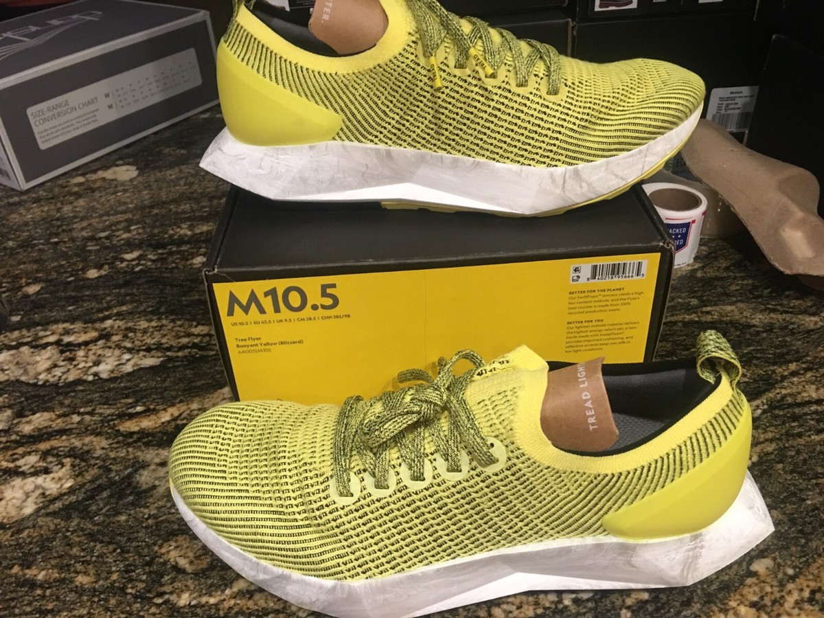 ALLBIRDS Tree FlyersBuoyant yellow Blizzard sole size 10 men Men main image 4