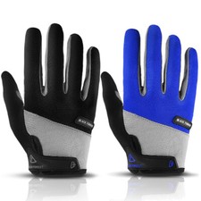 Cycling Gloves for Men Anti-Slip Breathable Touchscreen Full Finger Bike Gloves