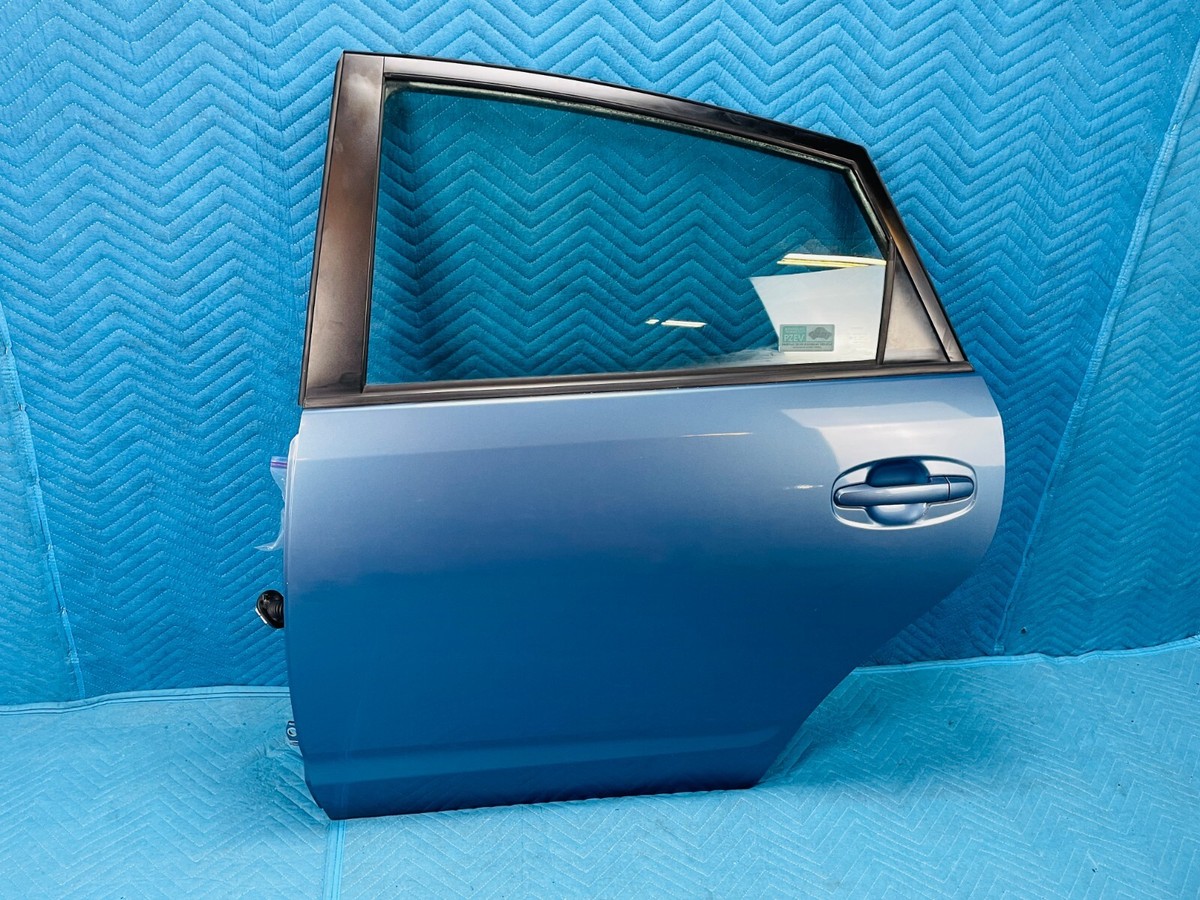 Toyota Prius Rear Door Driver Side Complete Blue: 8S2 2004-2009