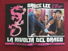 REVOLT OF THE DRAGON ITALIAN FOTOBUSTA POSTER BARRY CHAN FEI WANG 1976