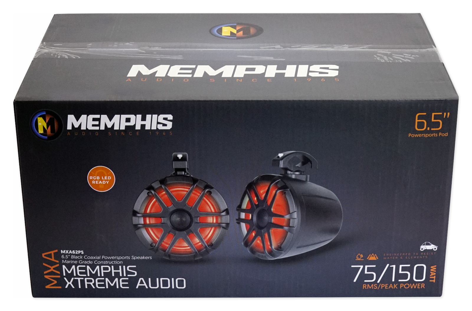 4 Колонки Memphis Audio 65 TowerУсилитель4-канальный MTX-усилитель для RZRATVUTV