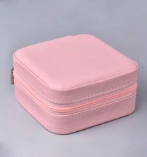 Women's Small Travel Jewelry Box - Pink