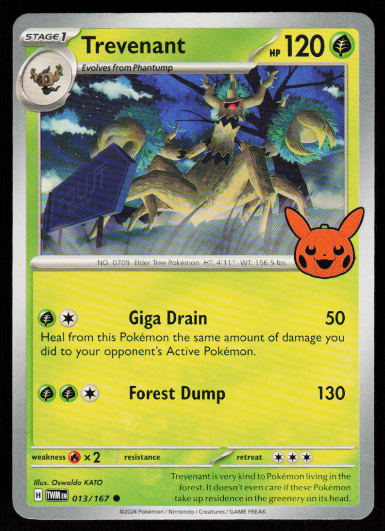 2024 Trick or Trade Trevenant #013/167 Pokémon | eBay