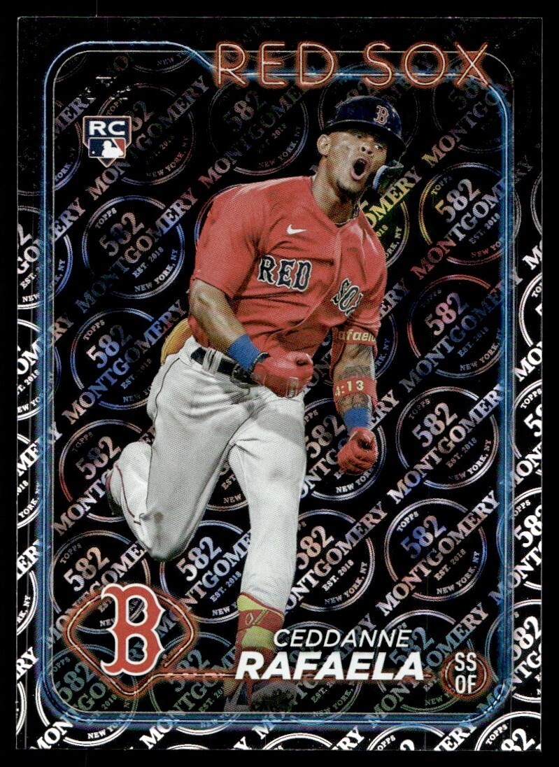 2024 Topps 582 Montgomery Club Baseball Ceddanne Rafaela RC Boston Red Sox #313
